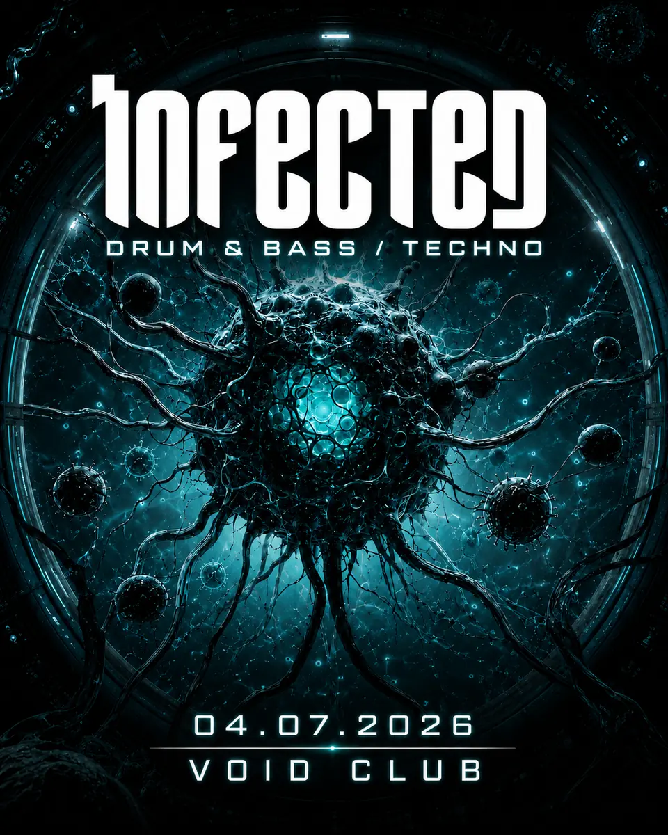 Infected with Cinet (AUT), Lay.Dee Strange, Tarma, Will Tempo, CosmiKat — Void Club, Берлин