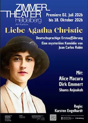 Drahá Agatha Christie — Zimmertheater Heidelberg, Heidelberg