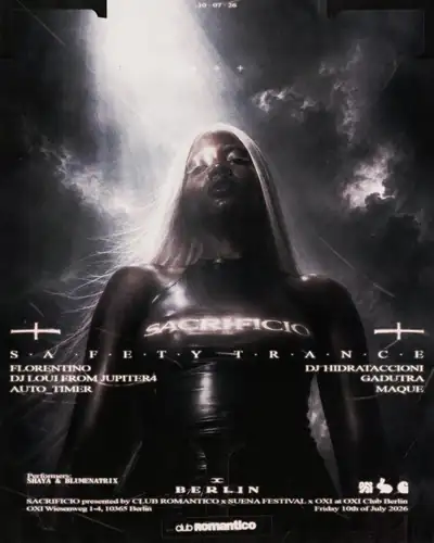 Sacrificio presented by Club Romantico x Suena Festival x OXI