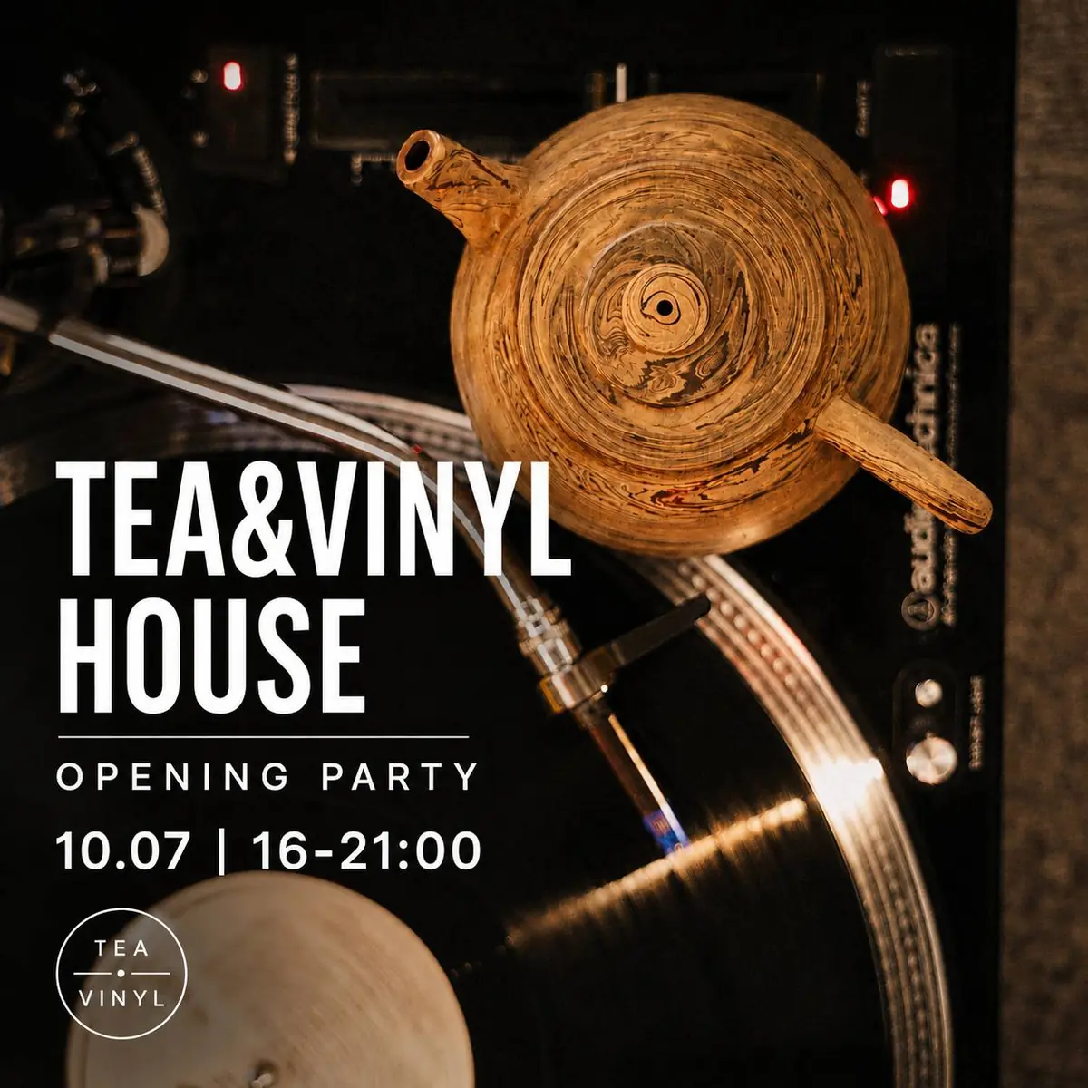 TEA & VINYL HOUSE - Eröffnungstag — TBA - Freiraum in der Box, Berlin