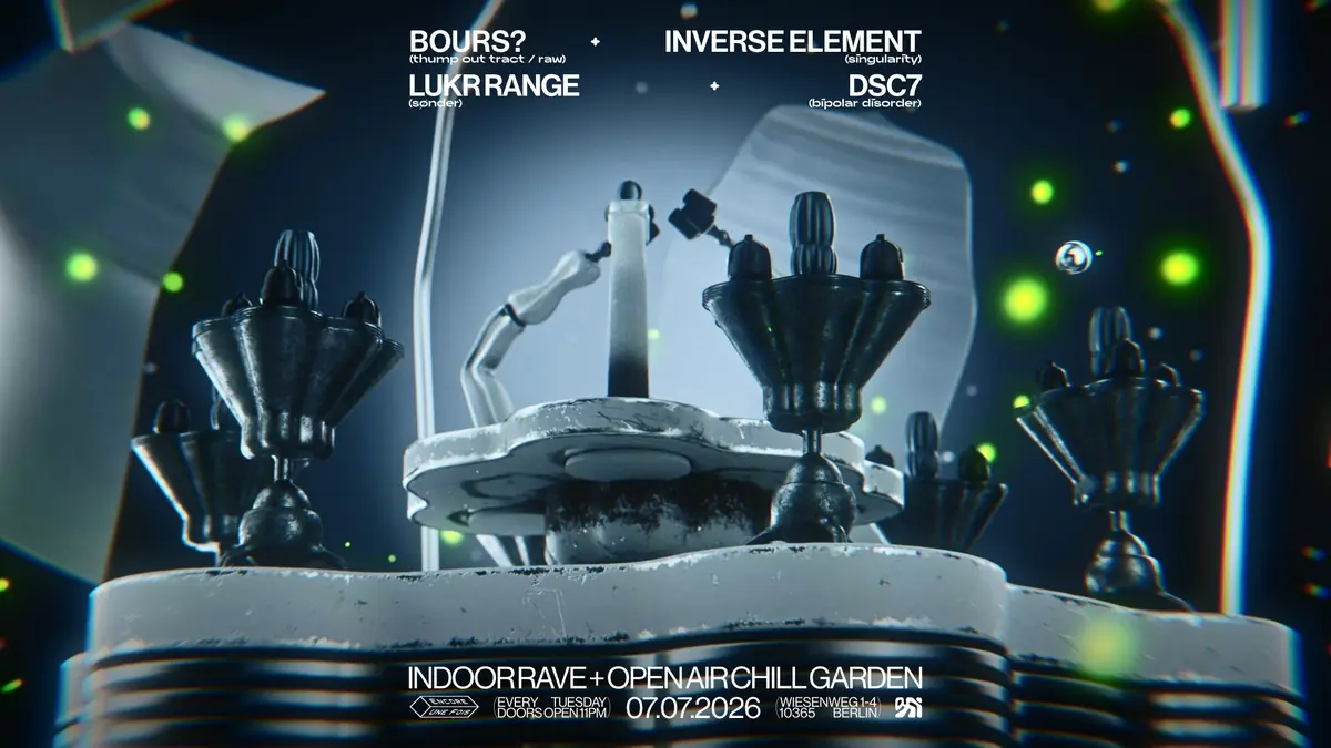 ✦encore.une.fois✦ / INDOOR RAVE + OPEN AIR CHILL GARDEN — OXI, Berlin