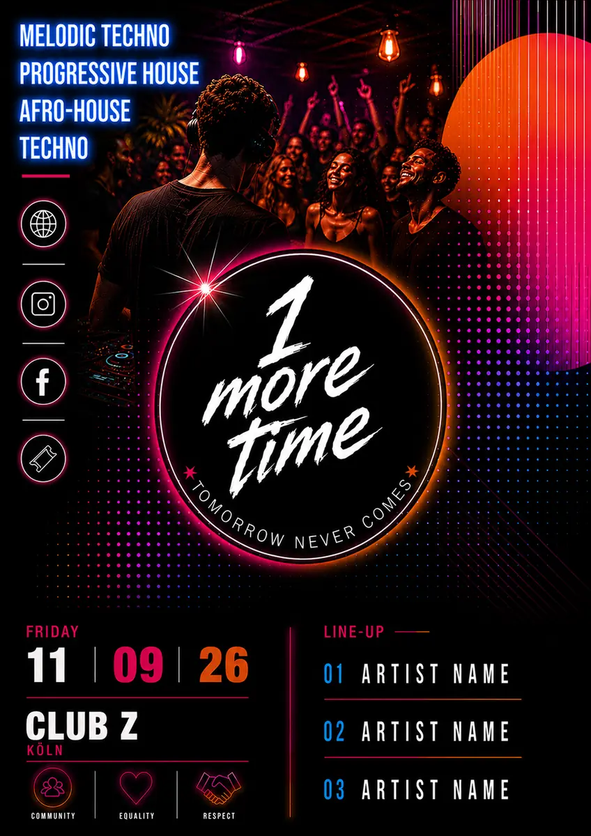 1 More Time - Tomorrow Never Comes — Club Z in Zimmermans, Kolonia
