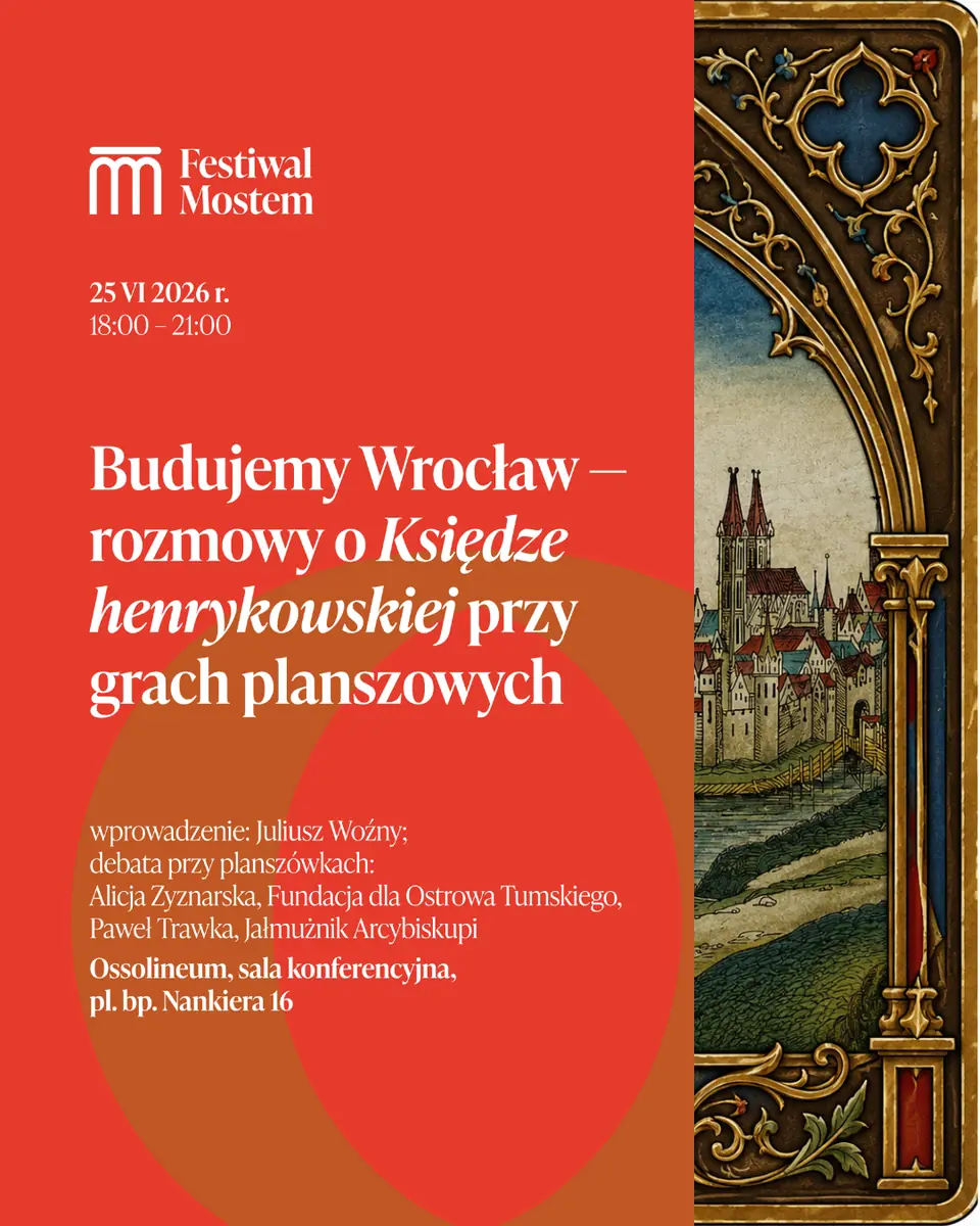 Budujeme Vratislav - rozhovory o Henrykovské knize při deskových hrách — Ossolineum, pl. Nankiera 16, Vratislav