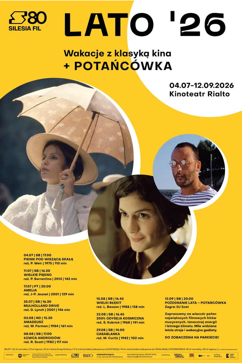 LATO ’26. Wakacje z Klasyką Kina - Pożegnanie lata - potańcówka — Kinoteatr Rialto w Katowicach, Katowice