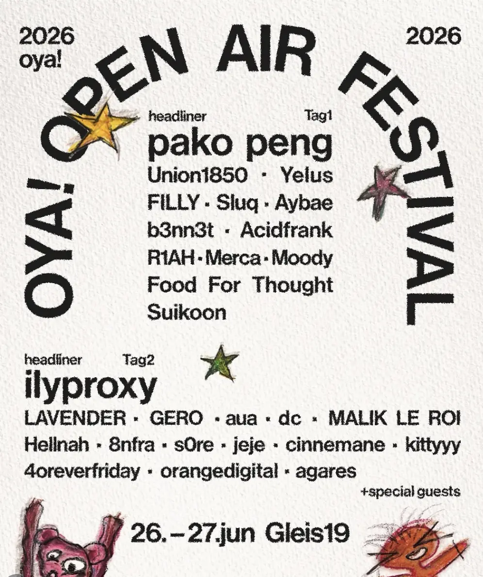 OYA! OPEN AIR FESTIVAL — Gleis19, Vienna