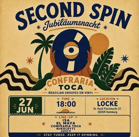 Confraria Toca JUBILÄUMSNACHT — Locke, Hamburg