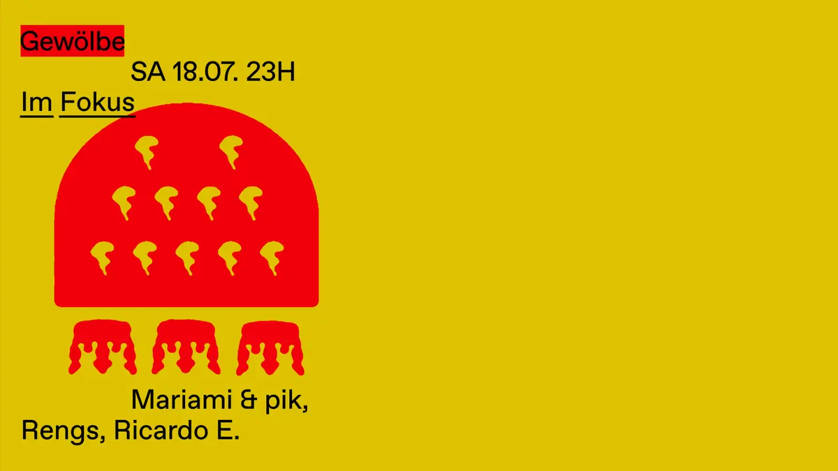Im Fokus with Mariami & pik, Reklang, Ricardo E — Gewölbe, Кельн