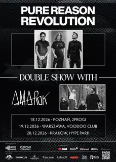 Pure Reason Revolution - Double Show with Amarok - 19.12.2026 - Warszawa, VooDoo Club