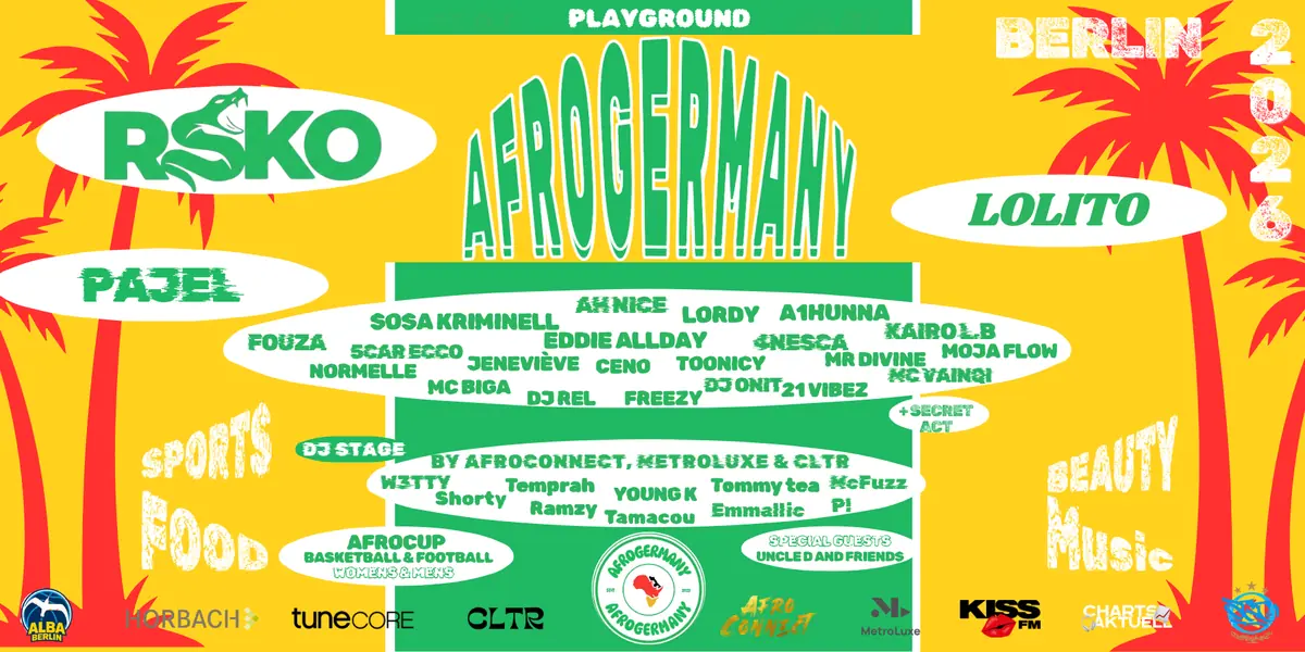 AFROGERMANY FESTIVAL 2026 — Playground Berlin, Berlín