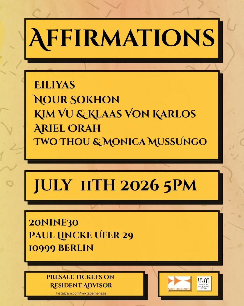 Affirmations — 20nine30, Berlin