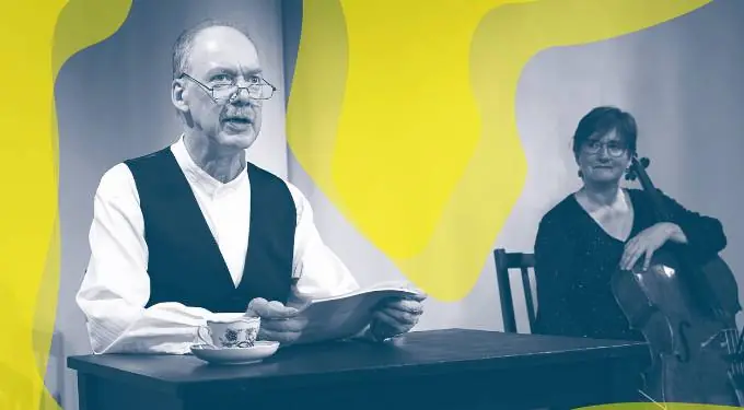 Kafka: Przemiana - czytanie muzyczne z Carlem Martinem Spenglerem i Anną Carewe (wiolonczela) — Theater im Palais, Berlin