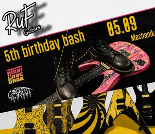 RUF guitars Birthday | 05.09.26 | TAXI CAVEMAN, GODSLUT