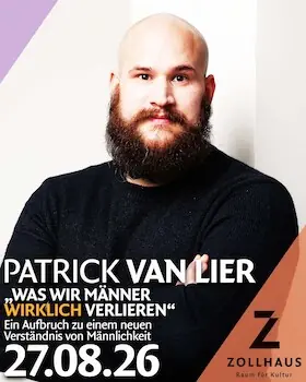 Patrick van Lier - "Was wir Männer wirklich verlieren" — Zollhaus Leer, Leer
