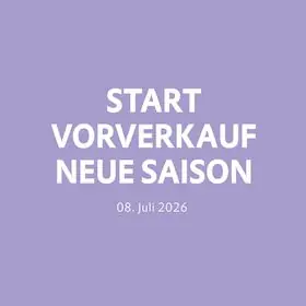 Advance ticket sales for the new season start 08.07.2026 — k1 Kultur- und Veranstaltungszentrum, Traunreut
