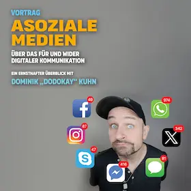 Dominik "Dodokay" Kuhn - "Asoziale Medien - Uber das Fur und Wider digitaler Kommunikation" — Rosenau - Lokalität & Bühne, Stuttgart