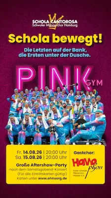 SCHOLA BEWEGT! - Die Letzten auf der Bank, die Ersten unter der Dusche! — Ohnsorg-Theater, Hamburk