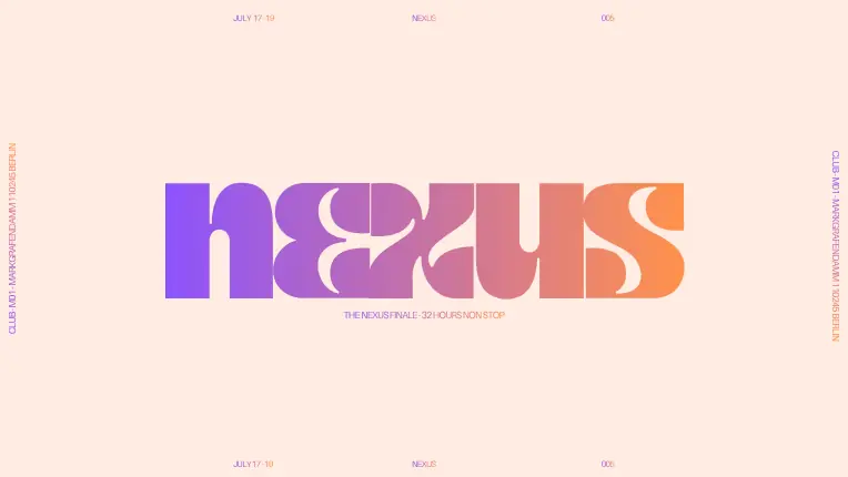 NEXUS 005 - The Finale — M01, Berlin