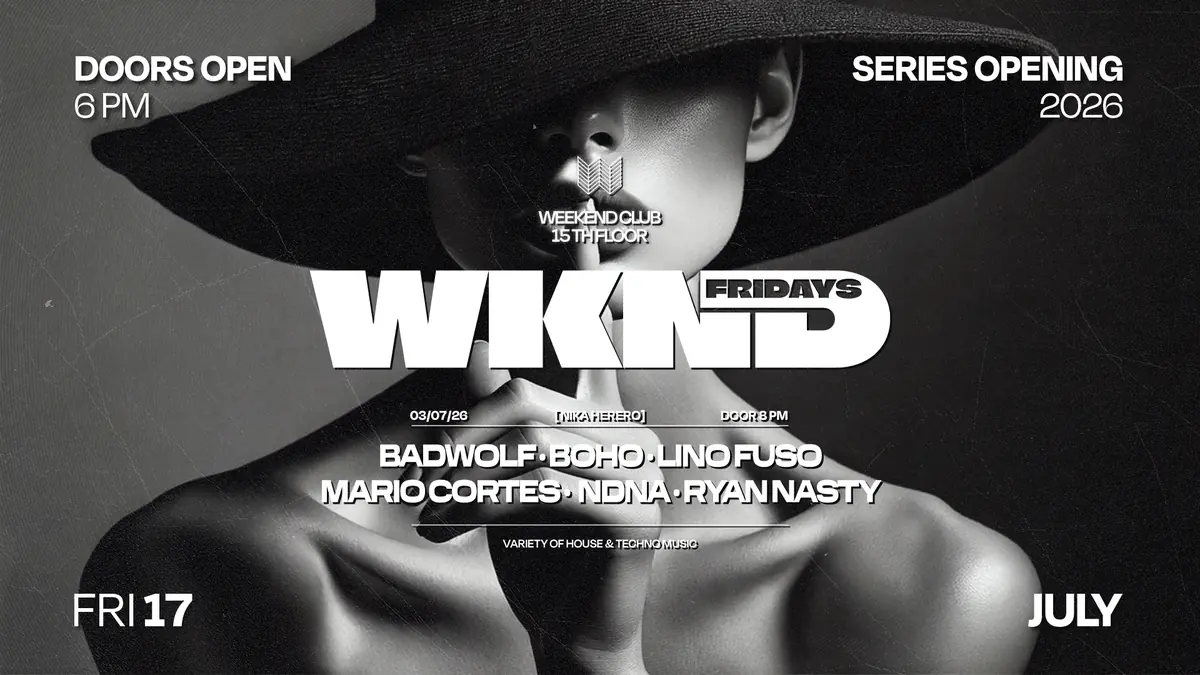 WKND X DON'T TELL ANYONE — Weekend, Berlin
