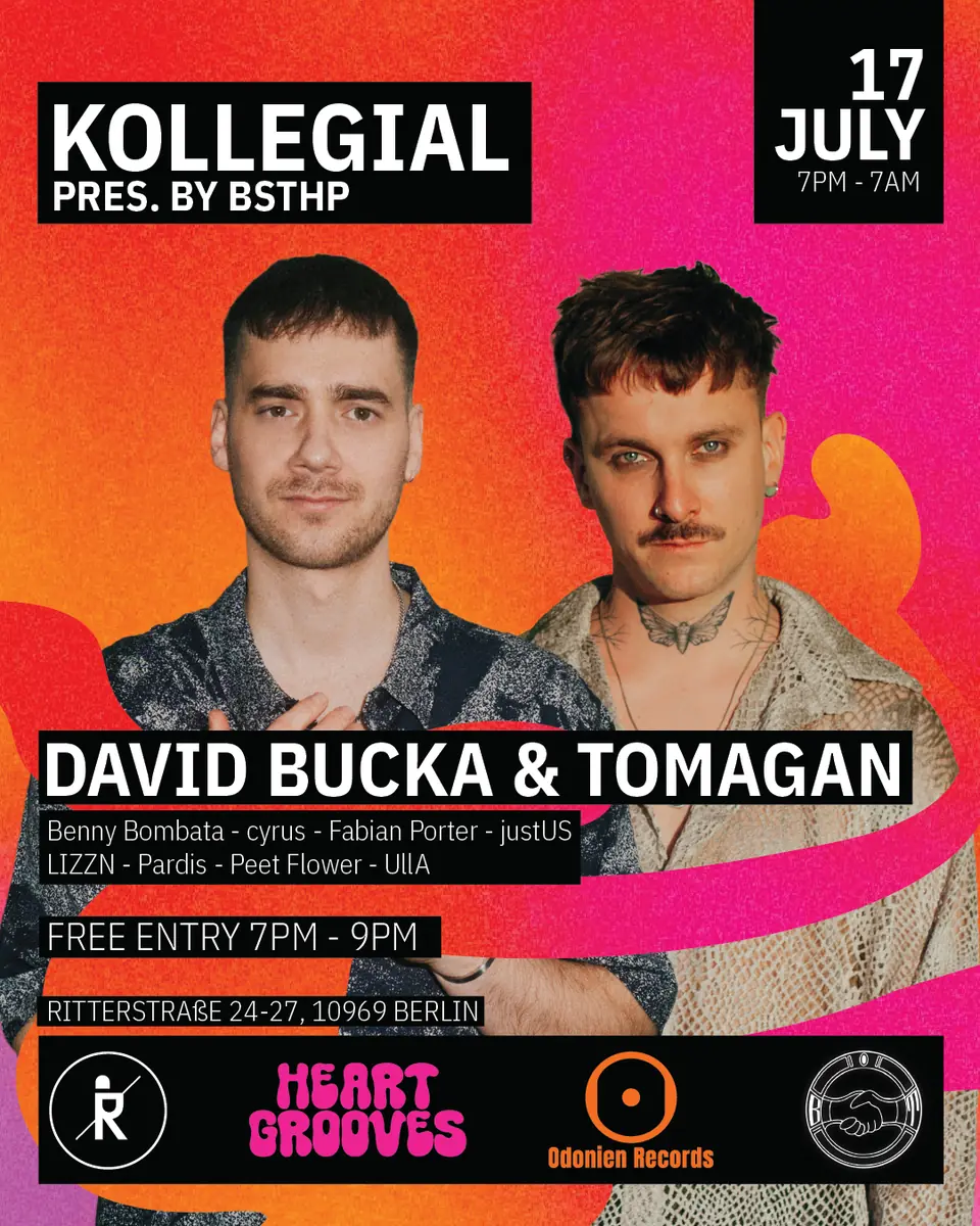 KOLLEGIAL pres. by BSTHP - wstęp wolny do 21:00 — Ritter Butzke, Berlin