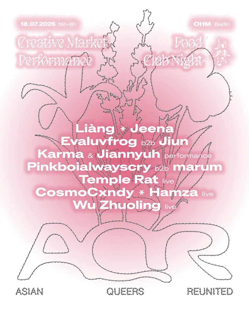 Asian Queers Reunited (AQR) by Jiā La — OHM, Berlin