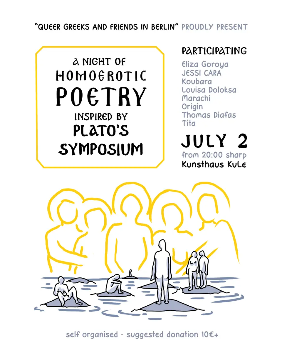Homoerotische Poesie / Platons Symposion von Queer Greeks in Berlin — KuLe Theater, Berlin