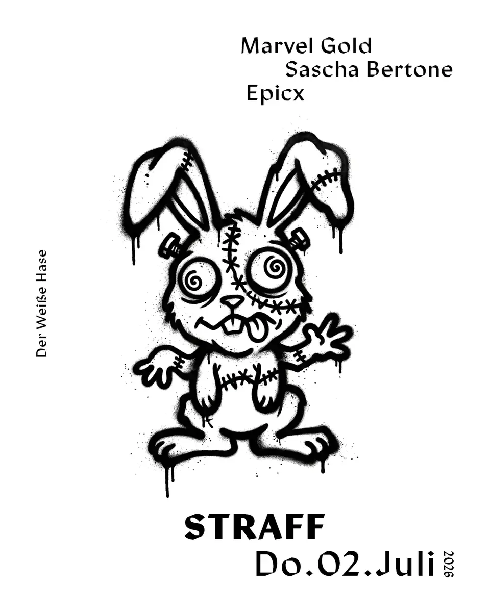STRAFF / thursday techno / 5€ до 1:00 — Der Weiße Hase, Берлин