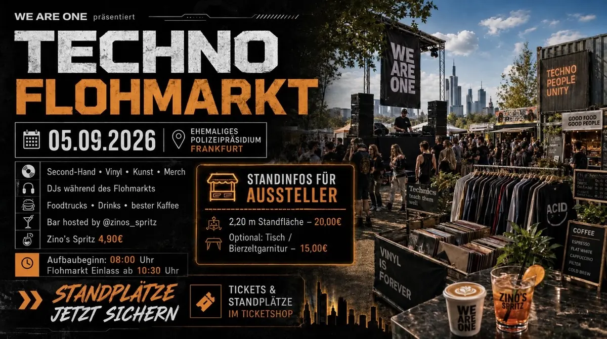TECHNO FLOHMARKT im ehemaligen Polizeipräsidium Frankfurt — Ehemaliges Polizeipräsidium, Frankfurt