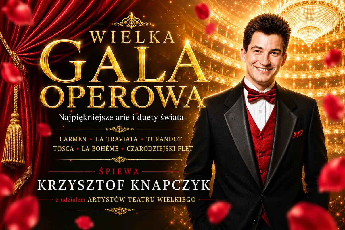 Velká operní gala: Krzysztof Knapczyk - Carmen, La Traviata, Turandot — Ursynowské kulturní centrum "Alternatywy" ve Varšavě, Varšava