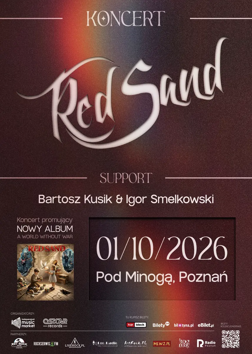 RED SAND - 01.10.2026 - Poznań, Pod Minogą — Klub Pod Minogą, Poznań