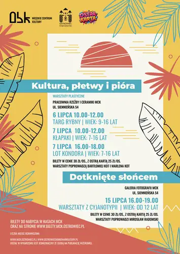 DOTKNIĘTE SŁOŃCEM - warsztaty z cyjanotypii
