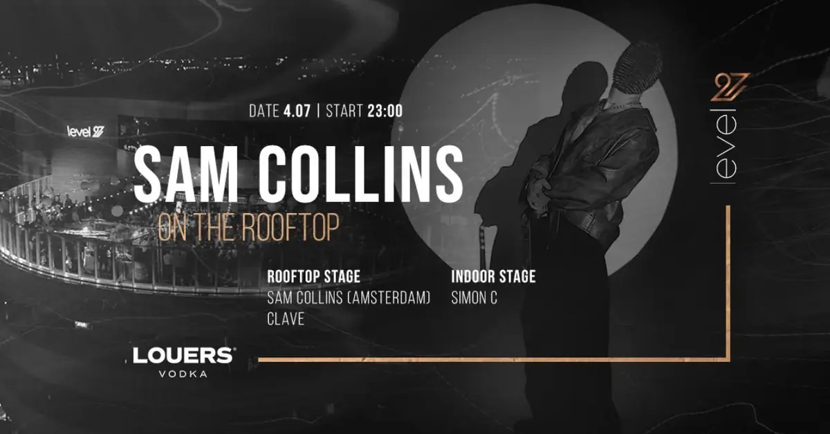 Sam Collins na dachu — Level 27, Warszawa