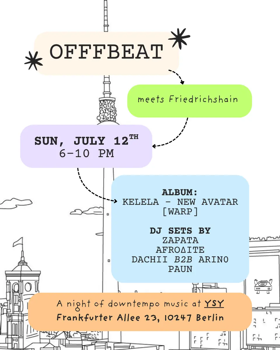 offfbeat meets..fhain - sunday chillout — YSY, Berlin
