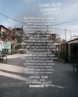 Sound Salon Sommerfest mit Kotoe - Open Air & Club