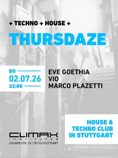 THURSDAZE w/Eve Goethia, Vio, Marco Plazetti