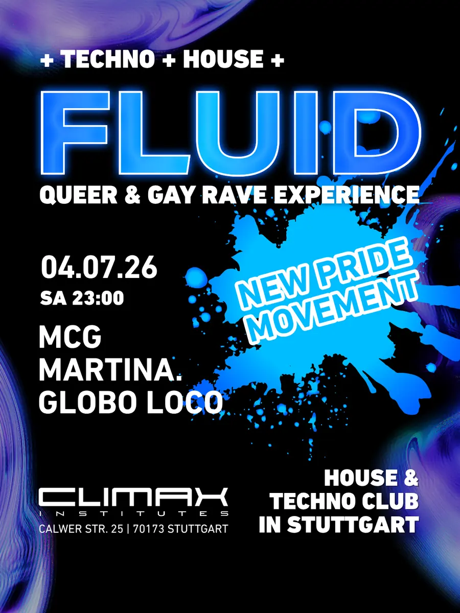 FLUID - Queer & Rave Experience - PRIDE MONTH PART 1 — Climax-Institutes, Stuttgart