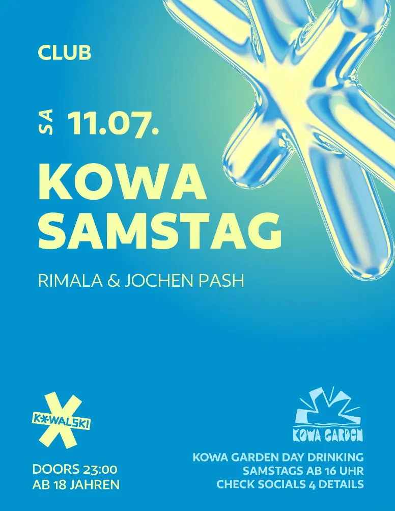 KOWA SAMSTAG • RIMALA • Jochen Pash — Kowalski, Stuttgart