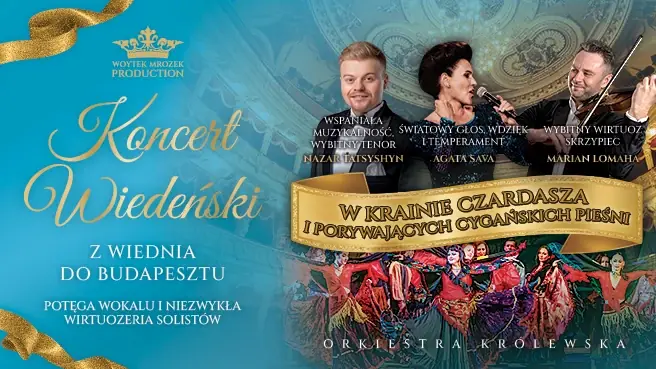 Koncert Wiedeński W Krainie Czardasza — Sala CKK Jordanki, Toruń