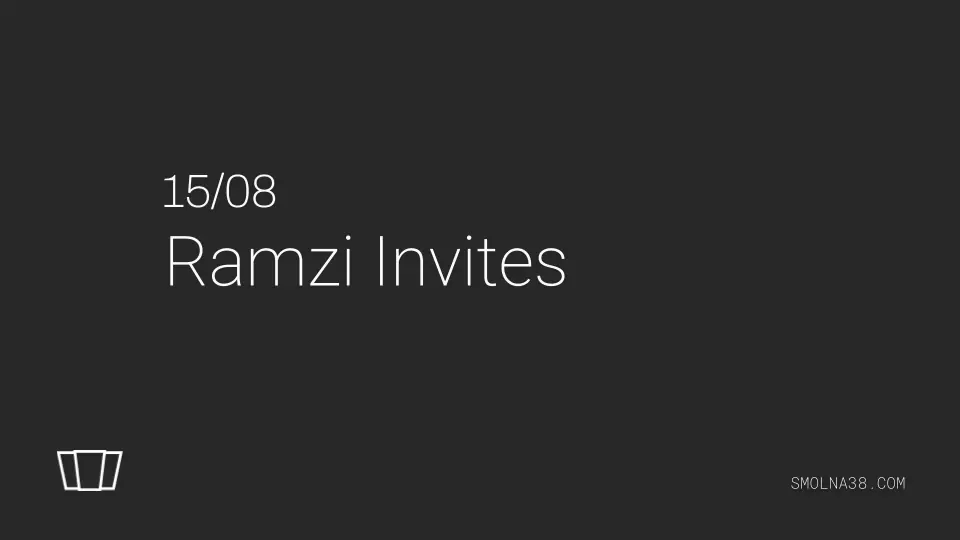 Ramzi Invites — Smolna, Varšava