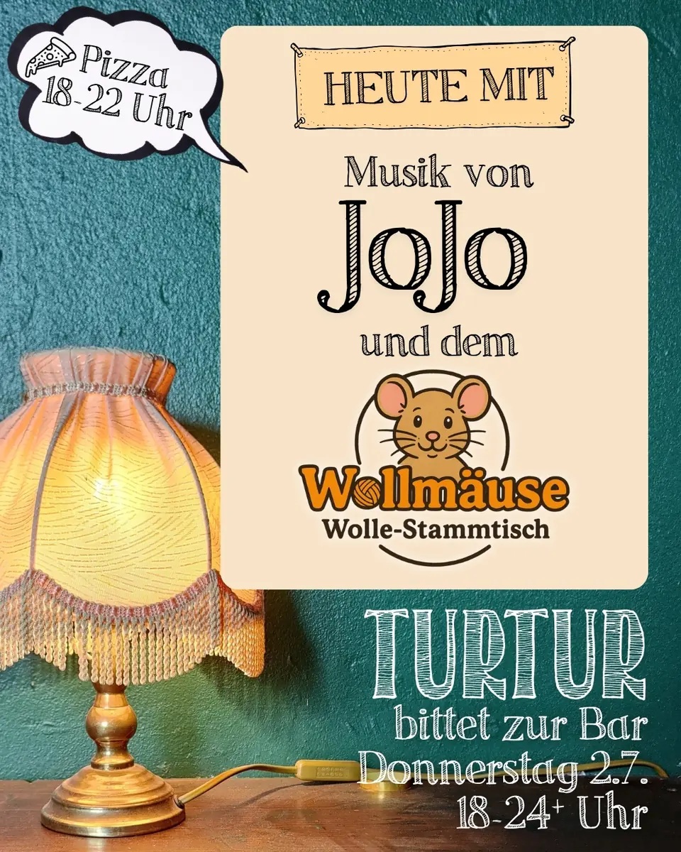 Turtur bittet zur Bar & Wollmäuse Stammtisch — Turtur, Hamburg