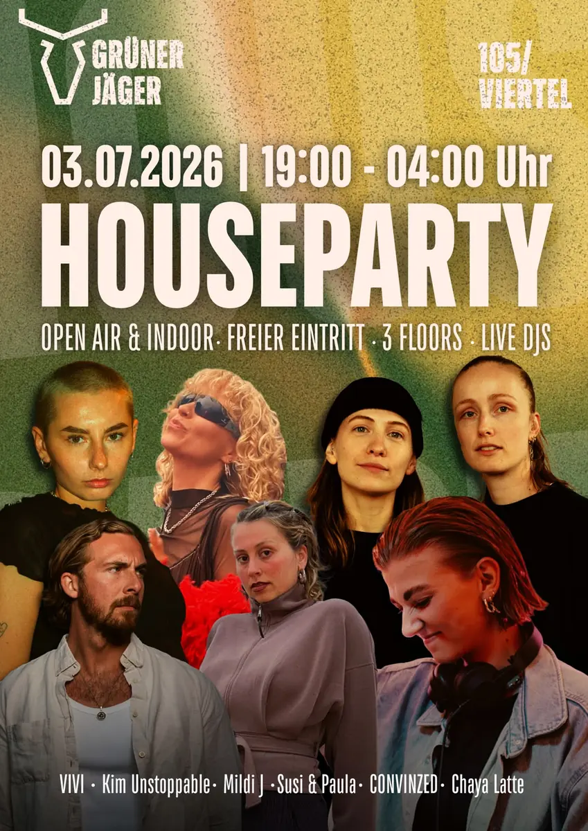JÄGER&FRIENDS - HOUSEPARTY — Grüner Jäger, Hamburk