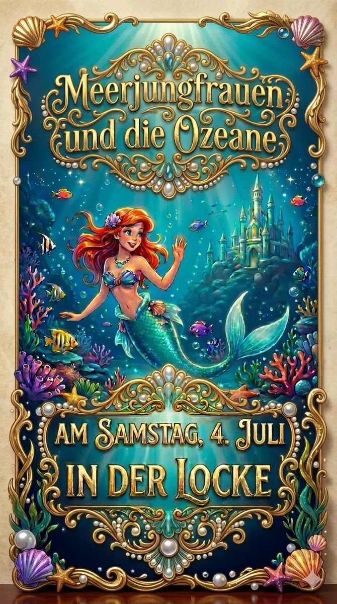Meerjungfrauen & die Ozeane — Locke, Hamburg