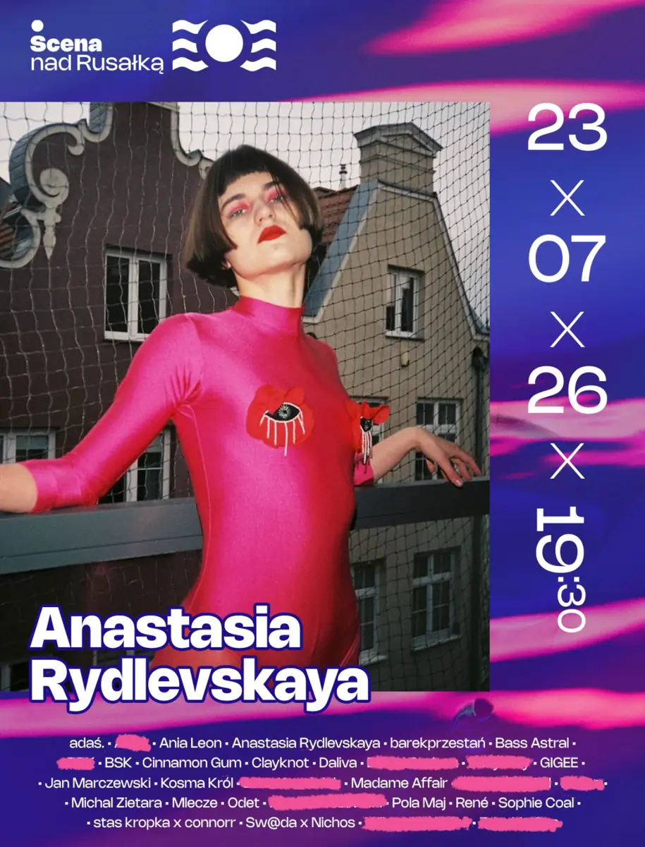 Anastasia Rydlevskaya - Scena nad Rusatka — TBA - Scena nad Rusatka, Poznaň