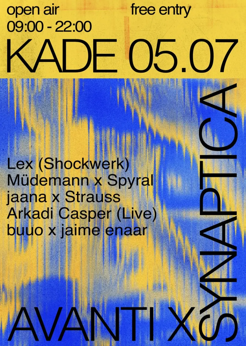 AVANTI x SYNAPTICA - OPEN AIR — Kade, Monachium