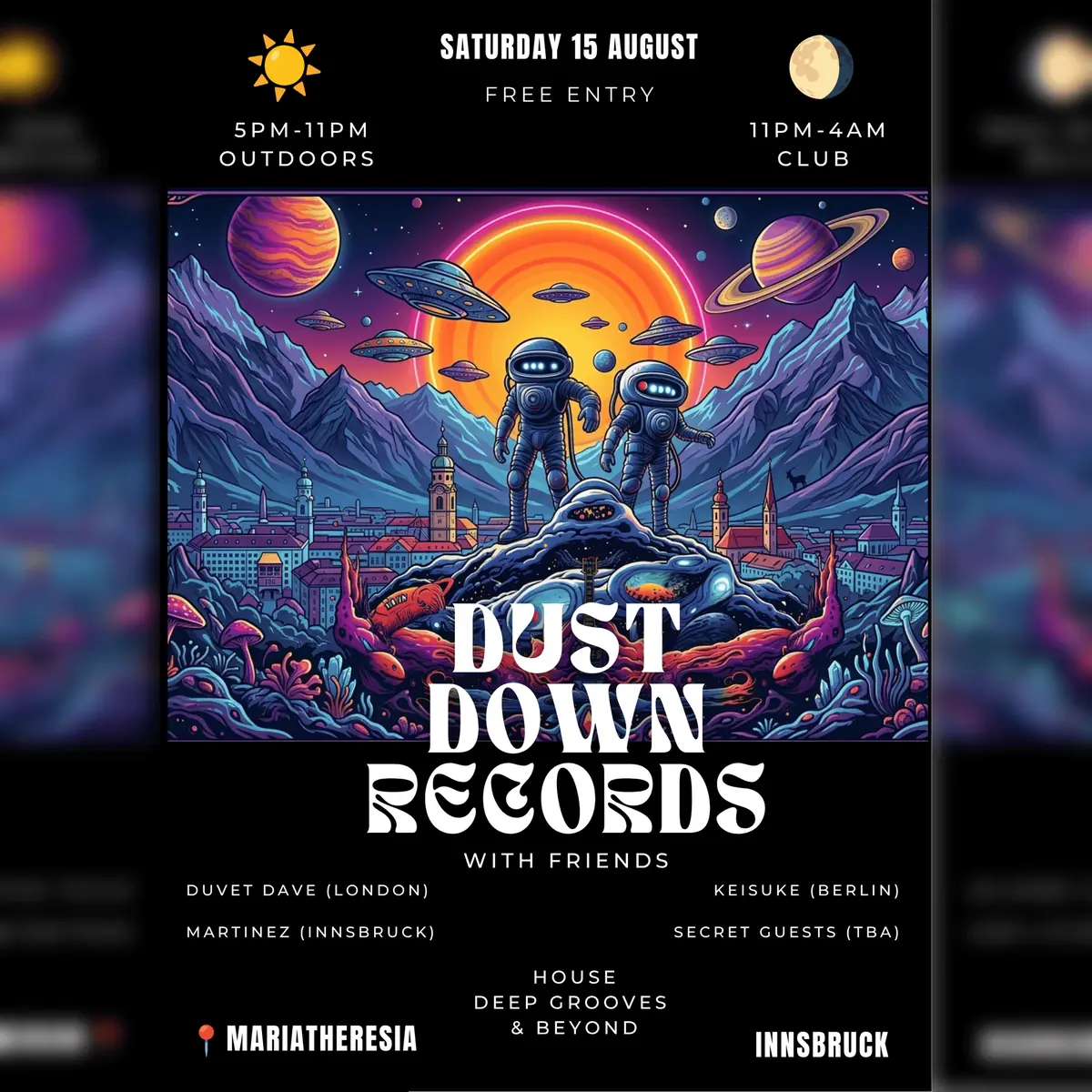 Dust Down Records with friends — Maria Theresia, Innsbruck