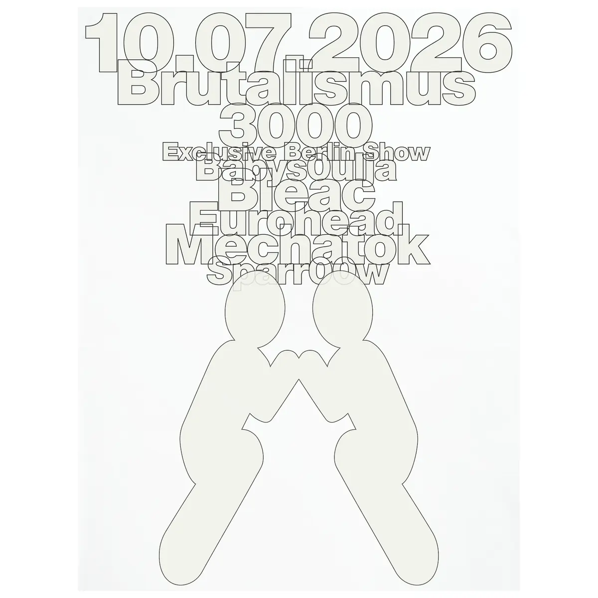 Brutalismus 3000 Exclusive Berlin Show — Berlín