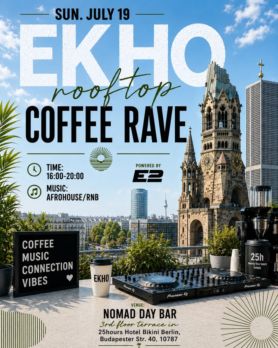 Coffee Rave Rooftop Party — 25hours Hotel Bikini Berlin, 3. Etage, Berlin