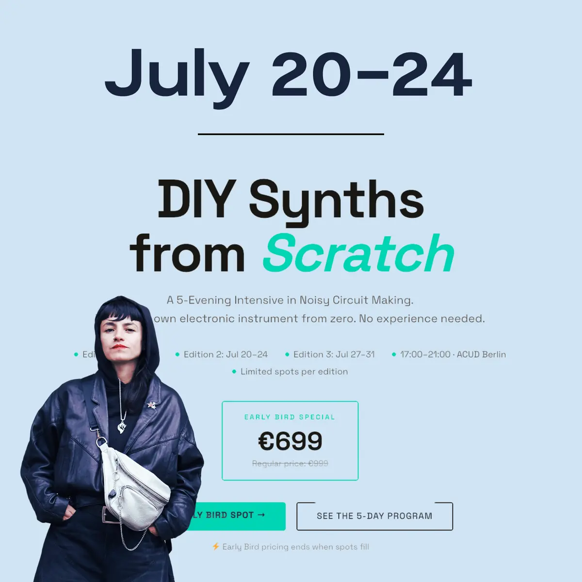 DIY SYNTHS FROM SCRATCH - Edition 2 — Acud Macht NEU, Berlín