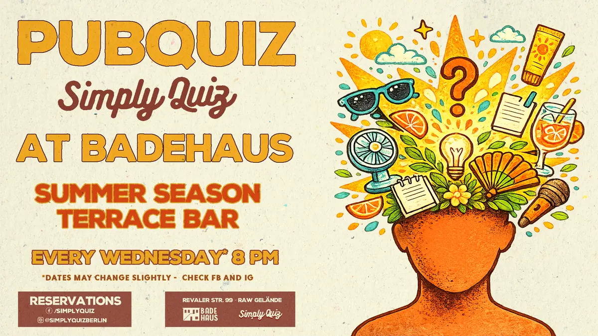Pubquiz with Simply Quiz — Badehaus, Berlin
