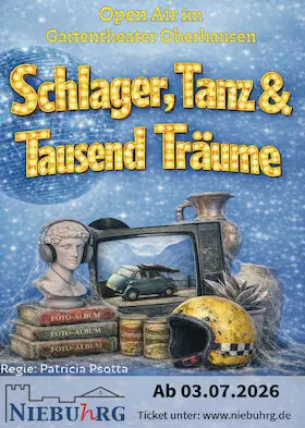 Schlager, tanec a tisíc snů - open air v Zahradním divadle Oberhausen — Theater an der Niebuhrg, Oberhausen