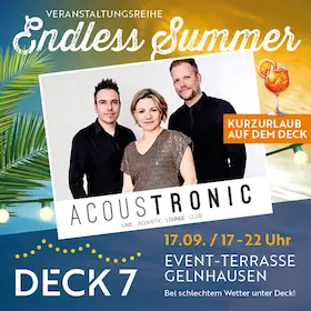Acoustronic meets Summertime auf dem Deck 7 — Warehouse Seven, Gelnhausen